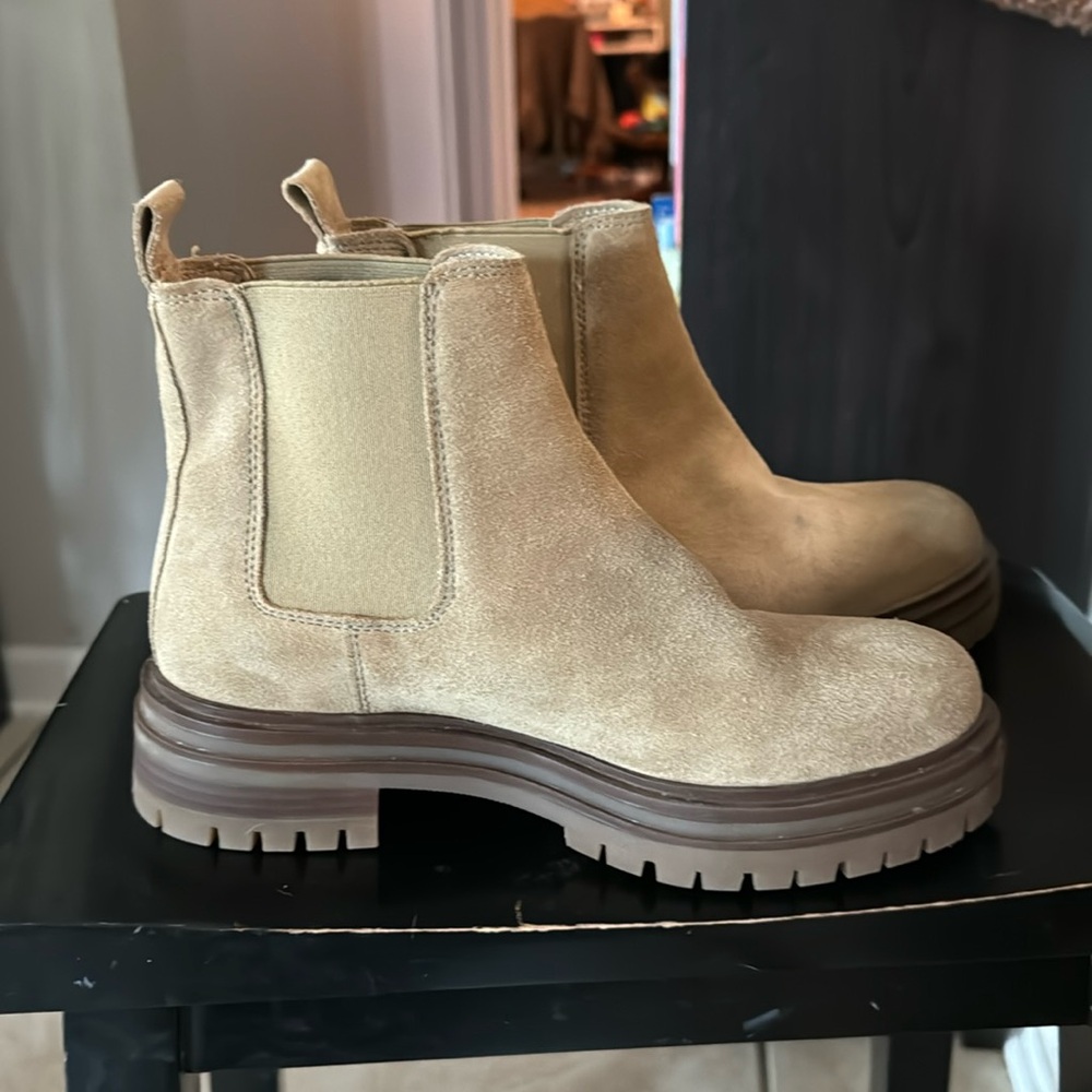 Avellini Tan Suede women’s boots
